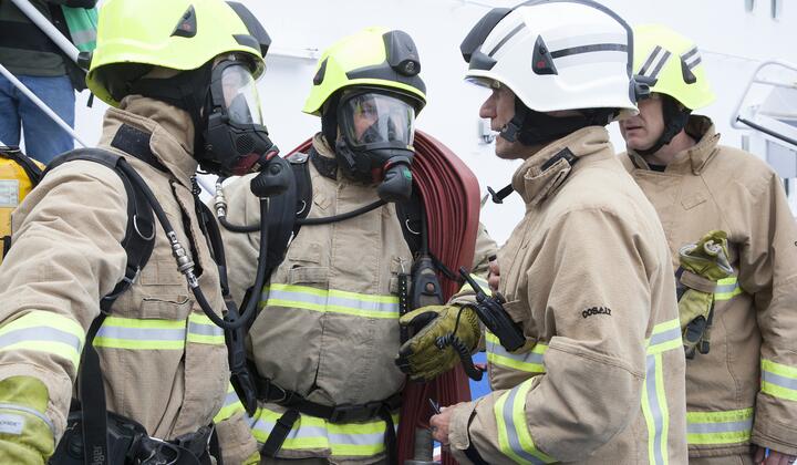 Brandweer oefening