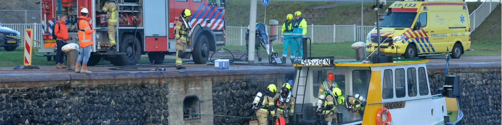 Oefening middensluis Terneuzen